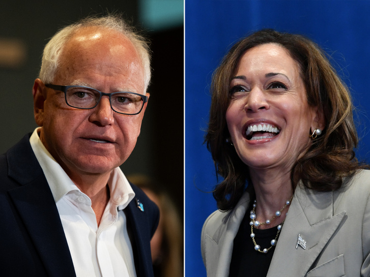 Tim Walz és Kamala Harris