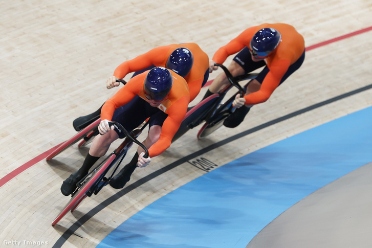 A világrekordot döntő holland sprintcsapat