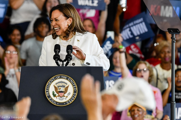 Kamala Harris 2024. augusztus 7-én