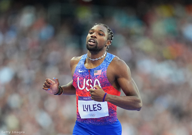 Noah Lyles 2024. augusztus 9-én