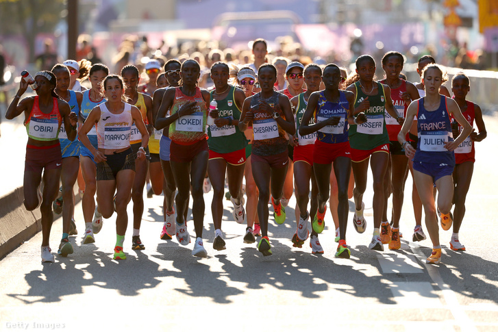 Női maratonfutás a párizsi olimpián 2024. augusztus 11-én