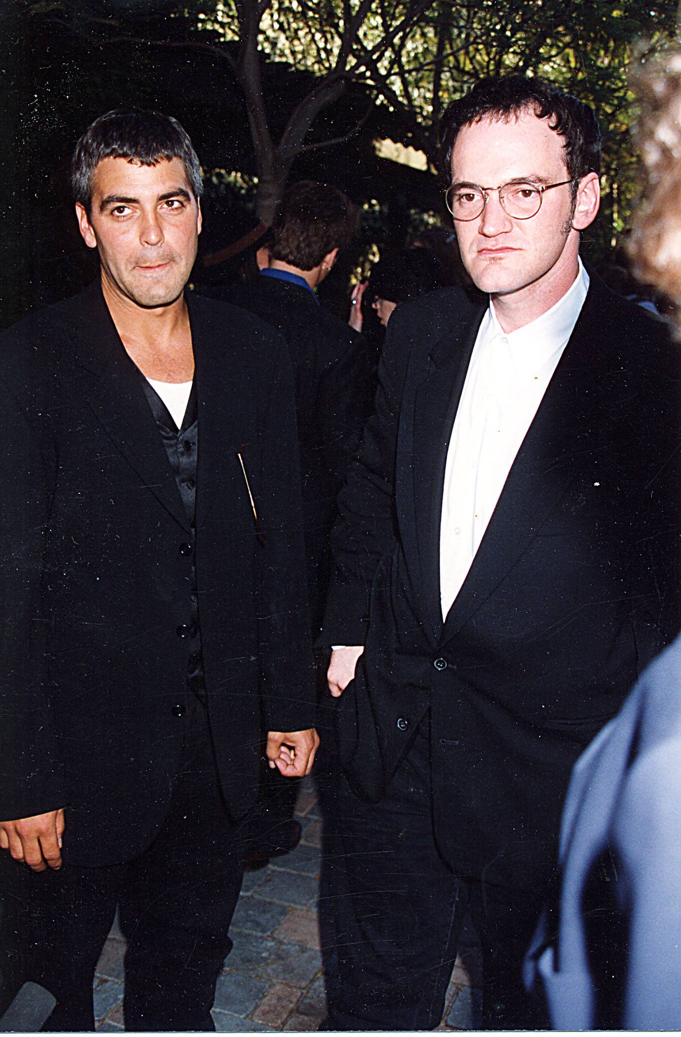 Clooney és Tarantino az 1995-ös MTV Movie Awardson.