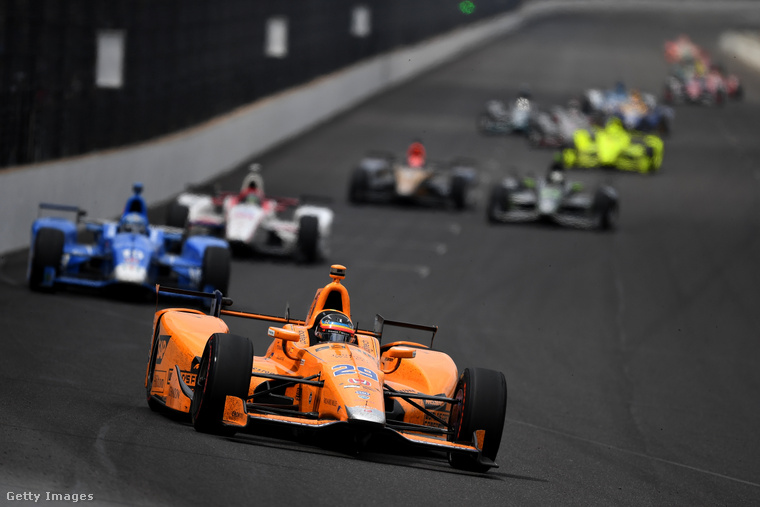 Fernando Alonso az Indy500-on. (Fotó: Jared C. Tilton / Getty Images Hungary)