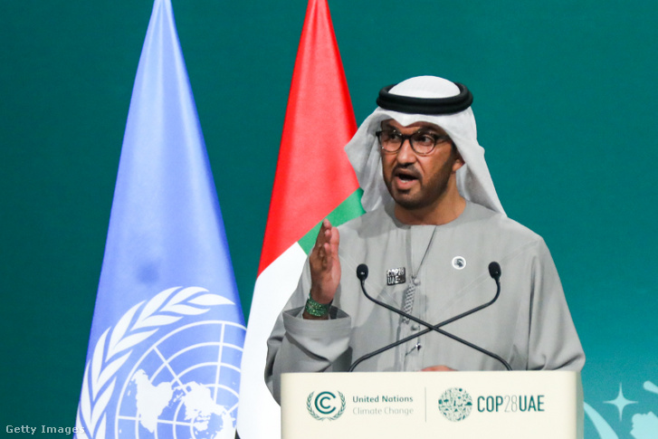 Sultan Ahmed Al Jaber a 2023-as UNFCCC COP28 klímakonferencián.