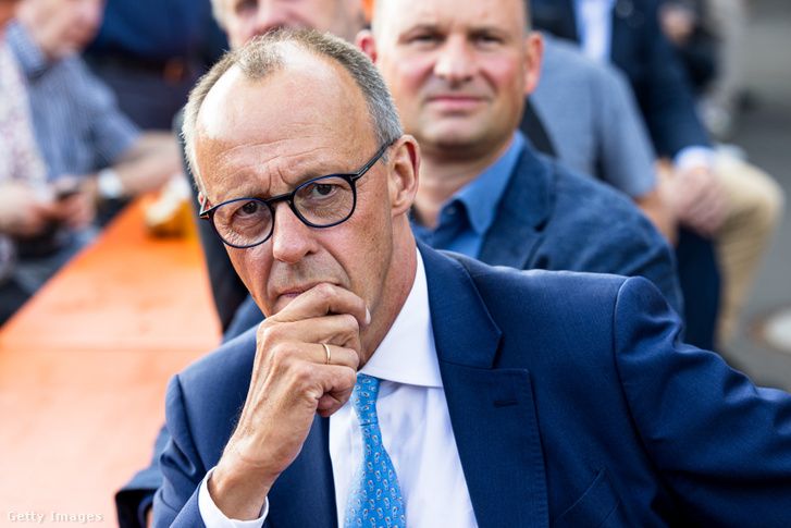 Friedrich Merz 2024. augusztus 21-én Erfurtban