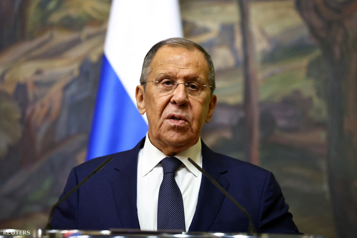 Szergej Lavrov orosz külügyminiszter Moszkvában, Oroszországban 2024. augusztus 27-én