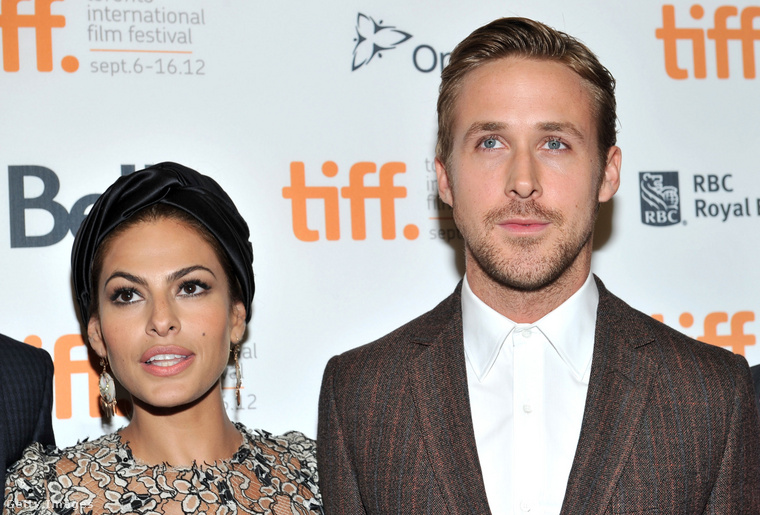 Eva Mendes és Ryan Gosling. (Fotó: Sonia Recchia / Getty Images Hungary)