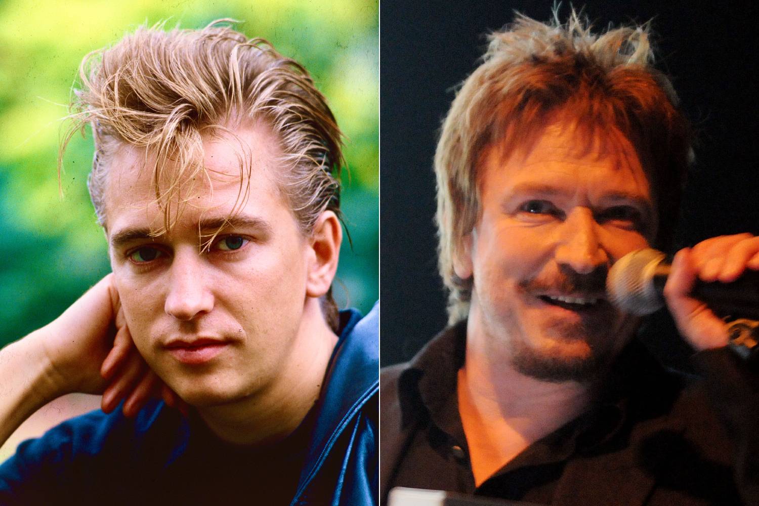 Alan Wilder a '80-as években és 2011-ben.