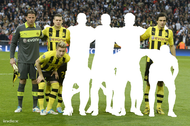 A tavalyi Dortmund kezdőcsapata idén