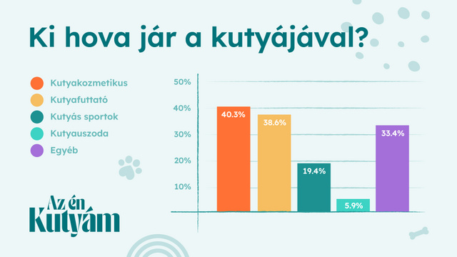 A Nagy Kutyás Körképből az is kiderül, hova szeretnek járni a gazdik a kedvencükkel