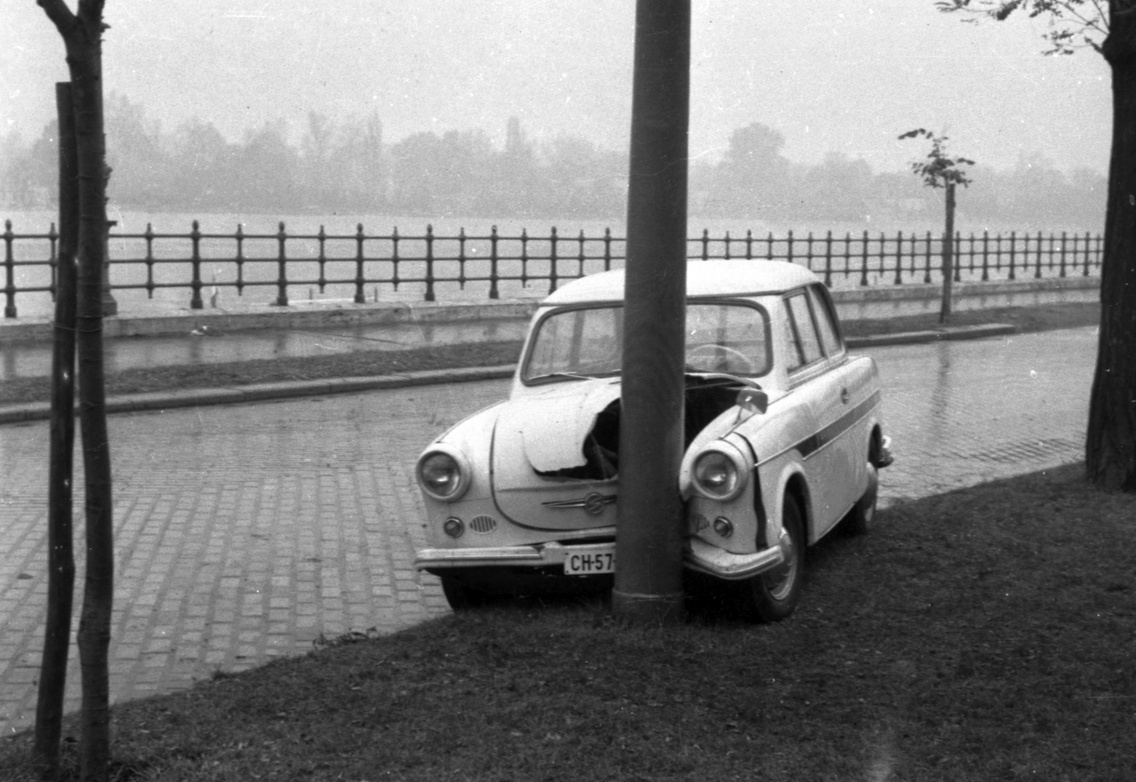 Újpesti rakpart a Katona József utca és a Jászai Mari tér között, 1963