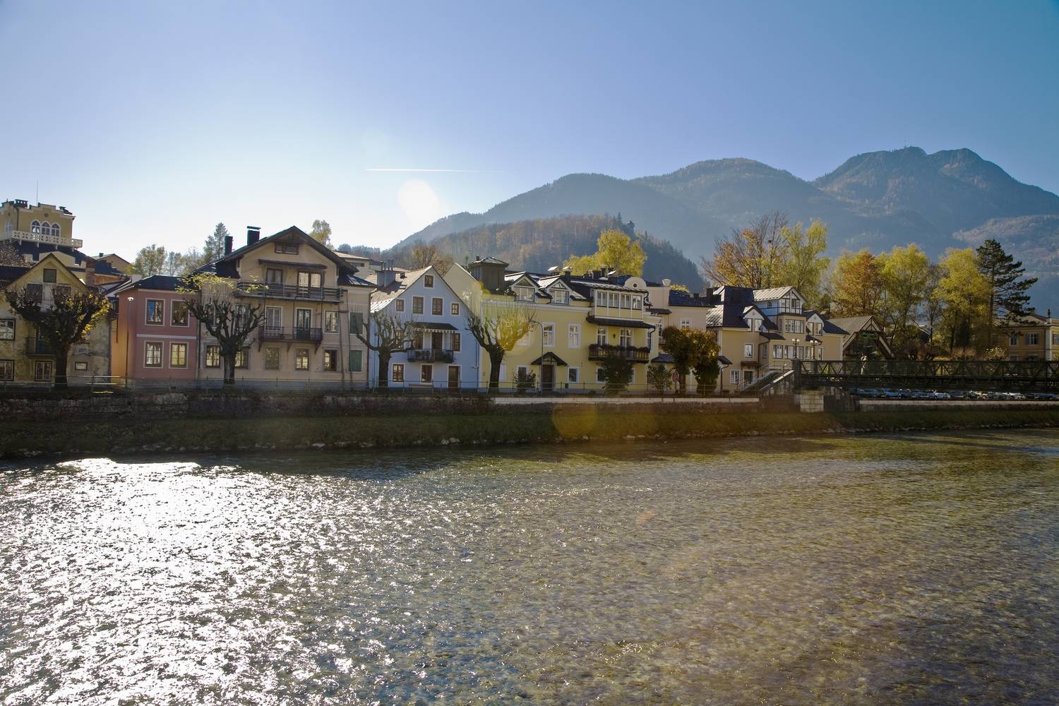 Bad Ischl városát a festői szépségű Traun folyó szeli ketté.