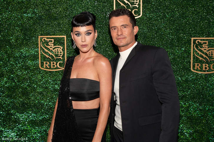 Katy Perry és Orlando Bloom a The Cut premierjén szeptember 5-én