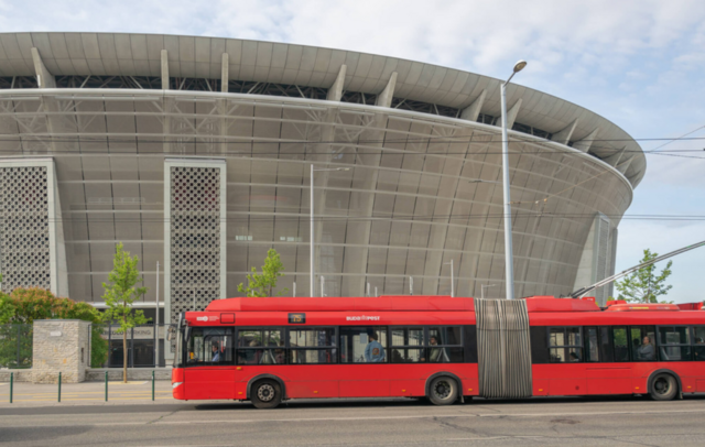 A budapesti stadion legkönnyebben közösségi közlekedéssel érhető el