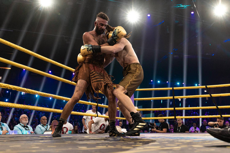 Varga Viktor és Dóra Béla a Sztárboxban. (Fotó: RTL)