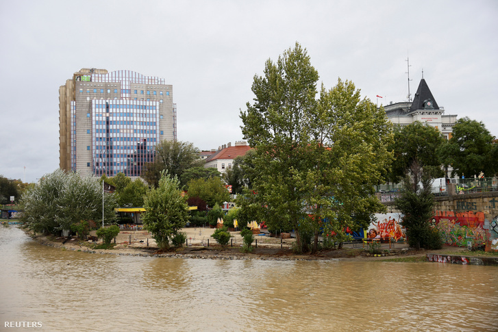 A Duna Bécsben 2024. szeptember 16-án