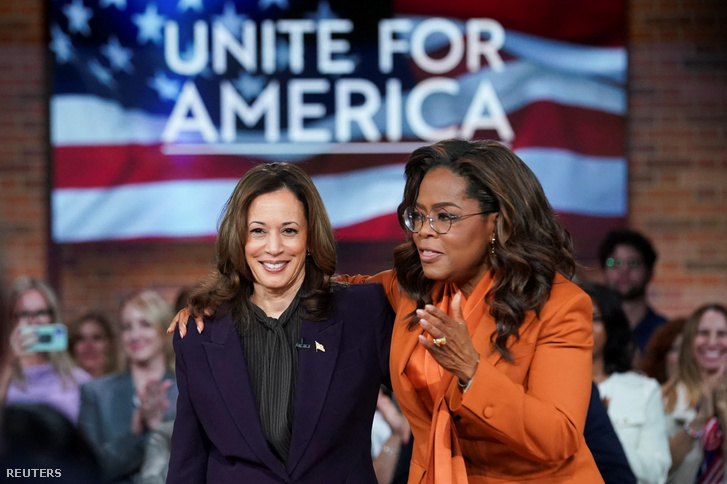 Kamala Harris és Oprah Winfrey 2024. szeptember 19-én