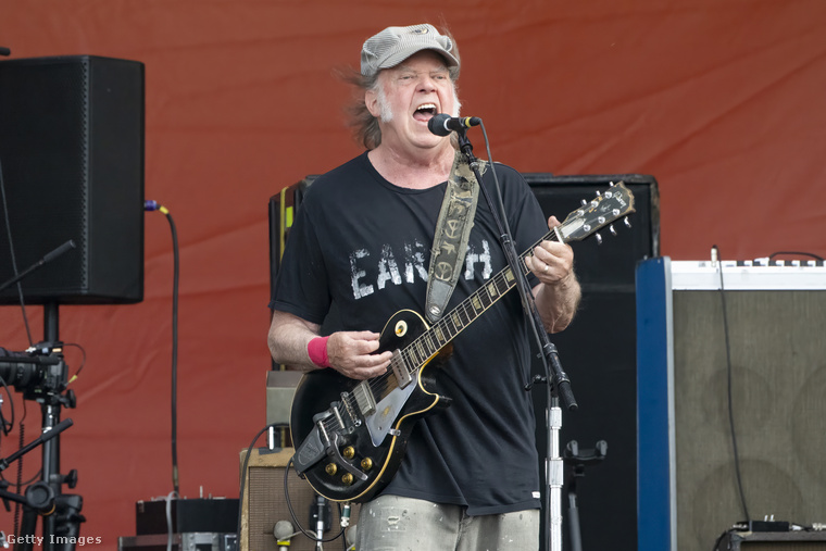 Neil Young. (Fotó: Astrida Valigorsky / Getty Images Hungary)