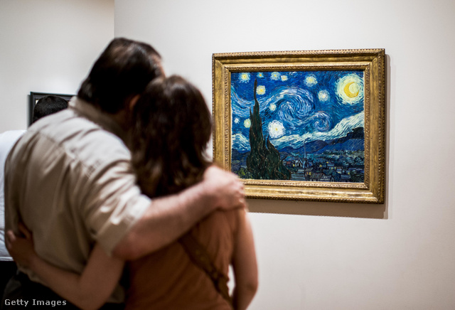 A Csillagos éj című képét a szanatóriumban festette van Gogh