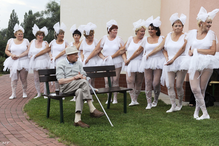 Nyugdíjas balett egy csehországi idősek otthonában