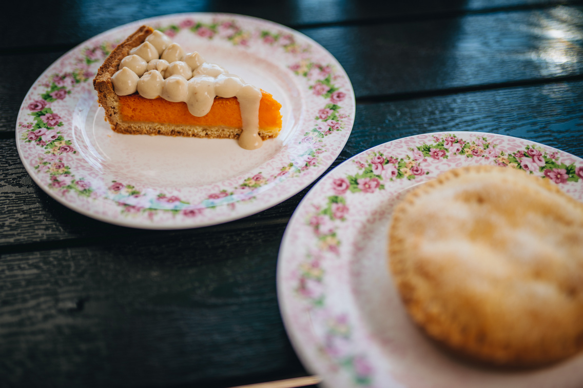 Sütőtökös-gesztenyés torta és almás pite