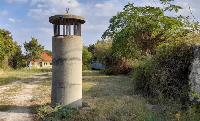 A pincerendszer egyik földfelszíni szellőztetője