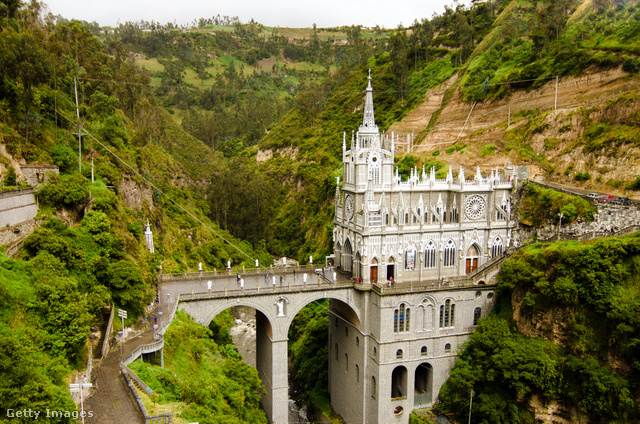 A Las Lajas Bazilika egy építészeti csoda