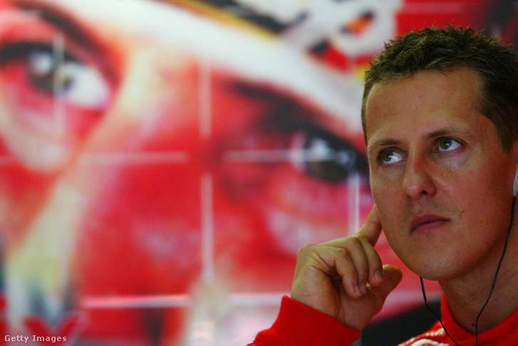 Michael Schumacher még a Ferrari versenyzőjeként, karrierje csúcsán