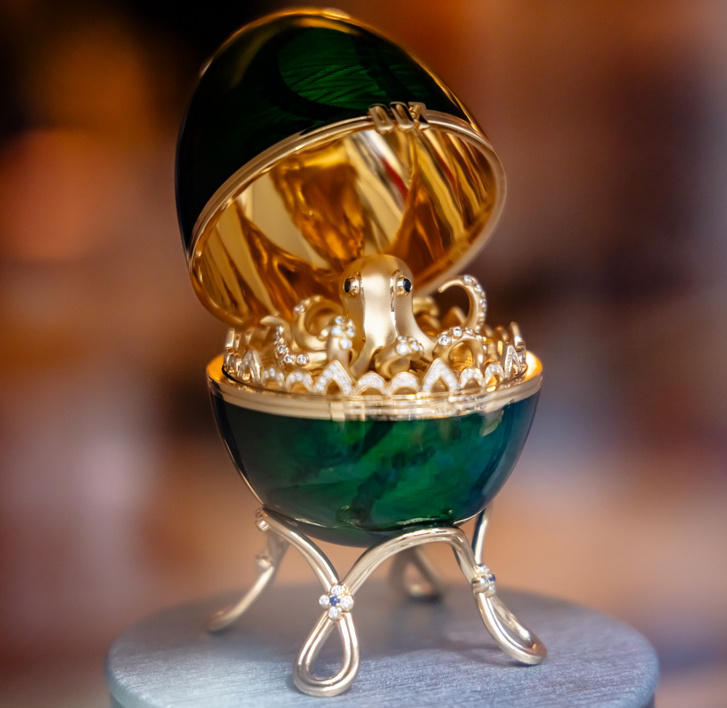 56 millió forintba kerül a Polipkát idéző Fabergé-tojás