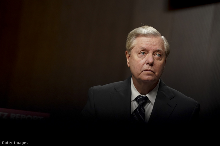 Lindsey Graham szenátor 2020. szeptember 30-án a Capitol Hillen, Washingtonban