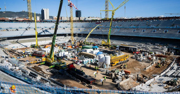 Összeverekedtek a vendégmunkások a Camp Nou építkezésén