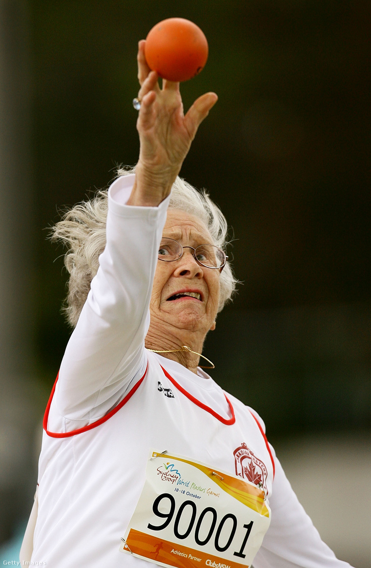 Olga Kotelko (Fotó: Mark Nolan / Getty Images Hungary)