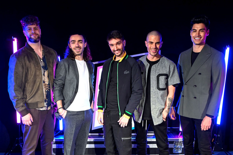 The Wanted&nbsp;A brit fiúbanda, a The Wanted 2012-ben lépett fel a The Voice című műsorban, ahol Christina Aguilera volt az egyik zsűritag