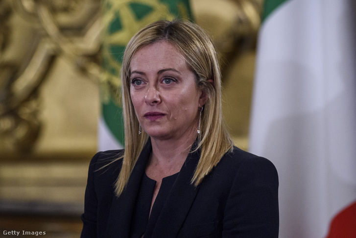 Giorgia Meloni 2022. október 22-én