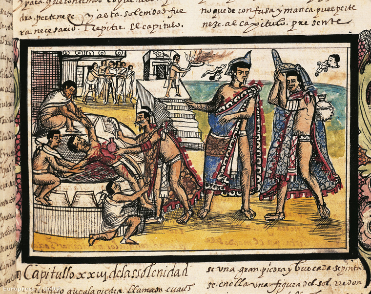 Részlet egy 1574-es spanyol iratból, ami az indiánok történetéről mesél