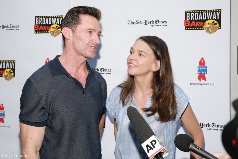 Hugh Jackman és Sutton Foster (Fotó: Jason Mendez / Getty Images Hungary)