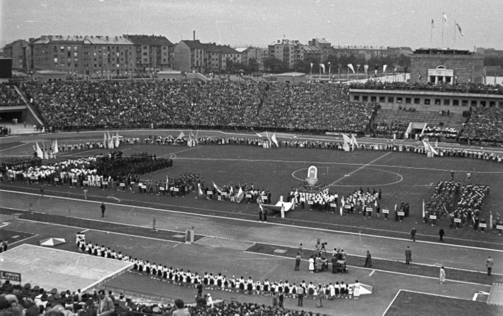 A Népstadion 1954-ben