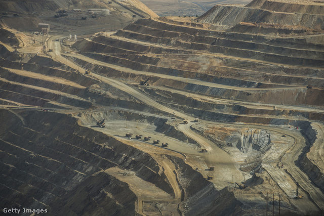 Egészen különleges látványt nyújt a Salt Lake City közelében található Bingham Canyon