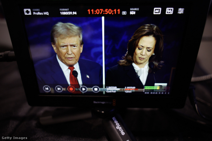 Donald Trump és Kamala Harris 2024. szeptember 10-én