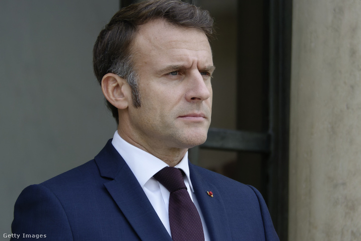 Emmanuel Macron 2024. október 21-én