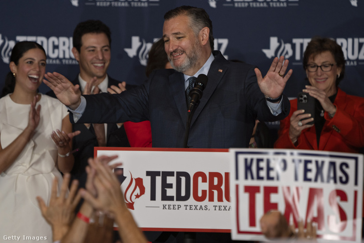 Ted Cruz 2024. november 5-én Houstonban, Texas államban