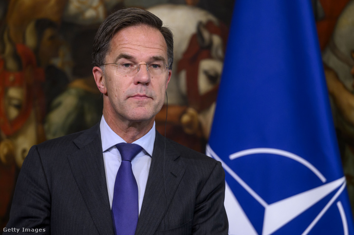 Mark Rutte, a NATO-főtitkára 2024. november 5-én