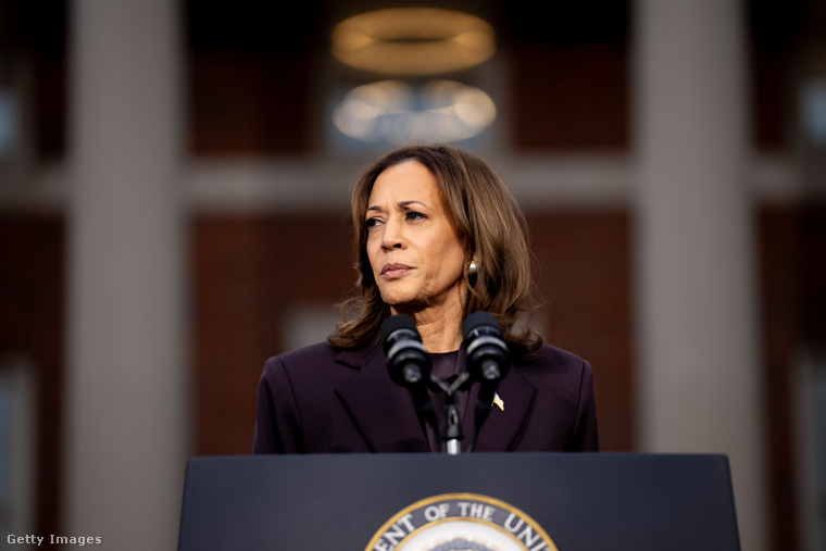 Kamala Harris. (Fotó: Andrew Harnik / Getty Images Hungary)