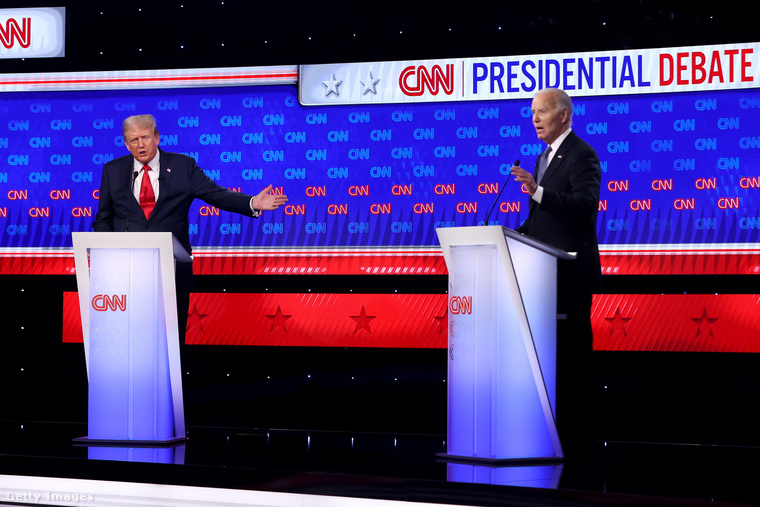 Donald Trump és Joe Biden. (Fotó: Justin Sullivan / Getty Images Hungary)