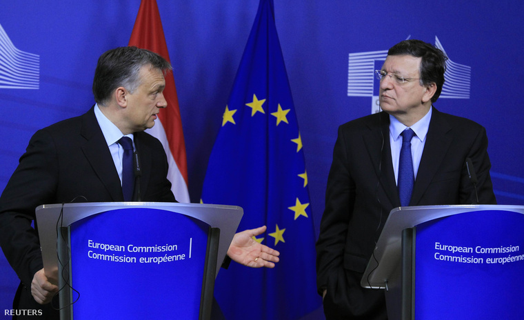 Orbán Viktor és Manuel Barroso