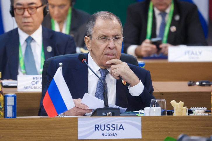 Szergej Lavrov orosz külügyminiszter részt vesz a G20-ak csúcstalálkozóján Rio de Janeiróban, Brazíliában 2024. november 18-án