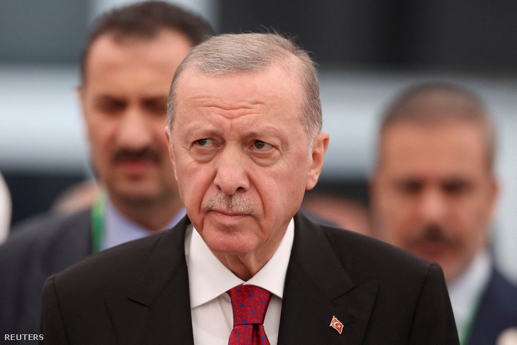 Recep Tayyip Erdogan török elnök részt vesz a G20-csúcstalálkozón Rio de Janeiróban, Brazíliában 2024. november 19-én