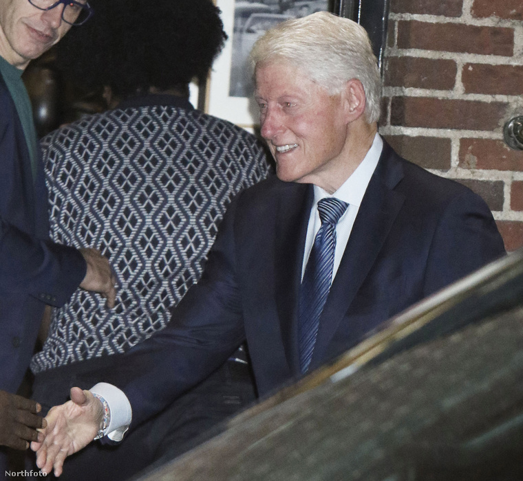 Bill Clinton a The Late Show with Stephen Colbert vendége volt november 19-én New Yorkban