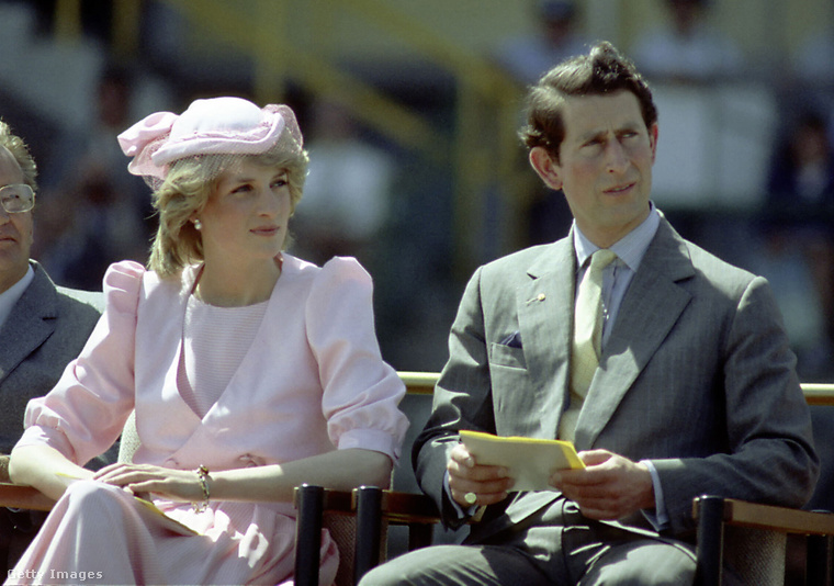 Diana hercegné és Károly herceg (ma III. Károly - a szerk.). (Fotó: Patrick Riviere / Getty Images Hungary)