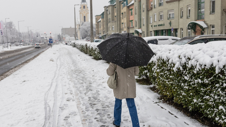 Fehérbe borul a fél ország, figyelmeztetést adott ki a Magyar Közút